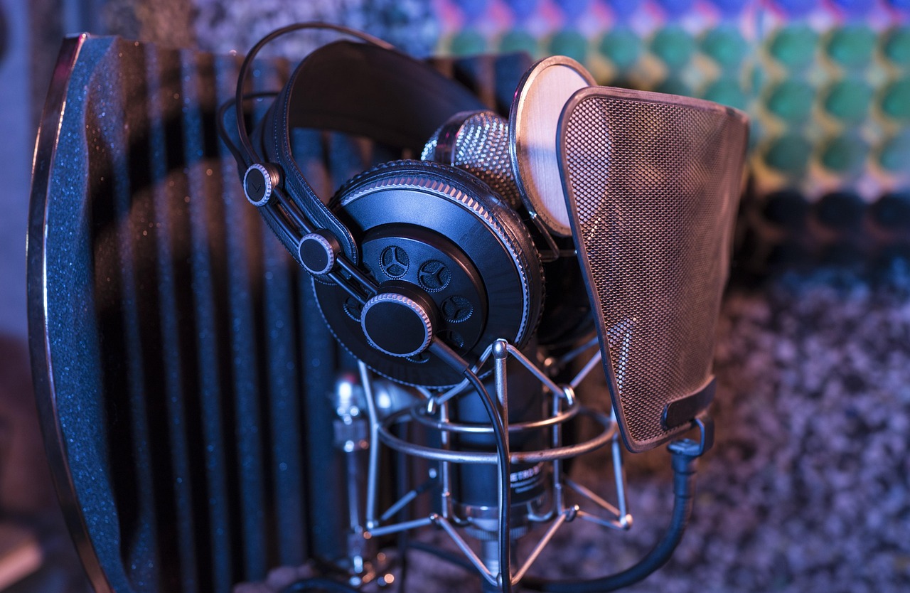 Vocalist V3 condenser microphone with pop filter